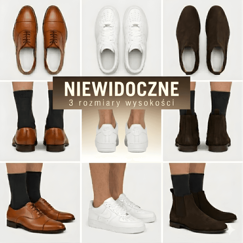 SILENTBOOST 3.0 - Dodająca wzrost wkładka ortopedyczna