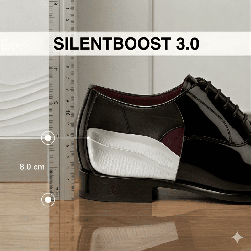 SILENTBOOST 3.0 - Dodająca wzrost wkładka ortopedyczna